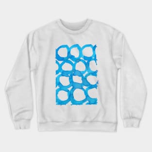indigo circles Crewneck Sweatshirt